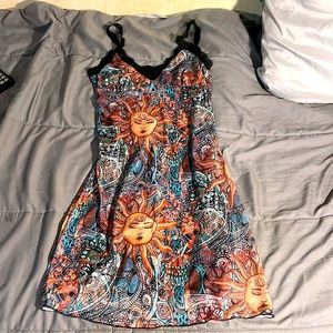 Romwe, hippy, dress, small